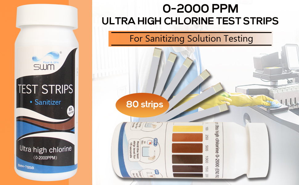 sanitizing test strip